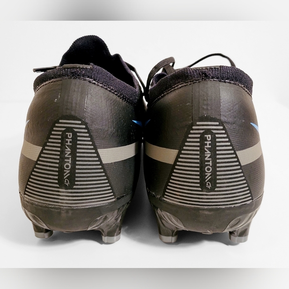Nike Phantom GT2 Pro FG Black Grey Blue DA4432-004 Soccer Shoes Men's Size 12. - Picture 5 of 8